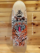 BDS Tiger Cat Longboard Skateboard Deck Bulldog Skates Wes Humpston Dogtown Art 