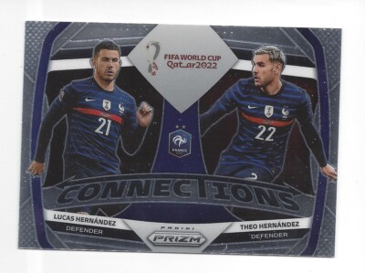 【激レア/新品未開封】paris match / QUATTRO 2022 PRIZM WORLD CUP QATAR #18 LUCAS HERNANDEZ THEO HERNANDEZ