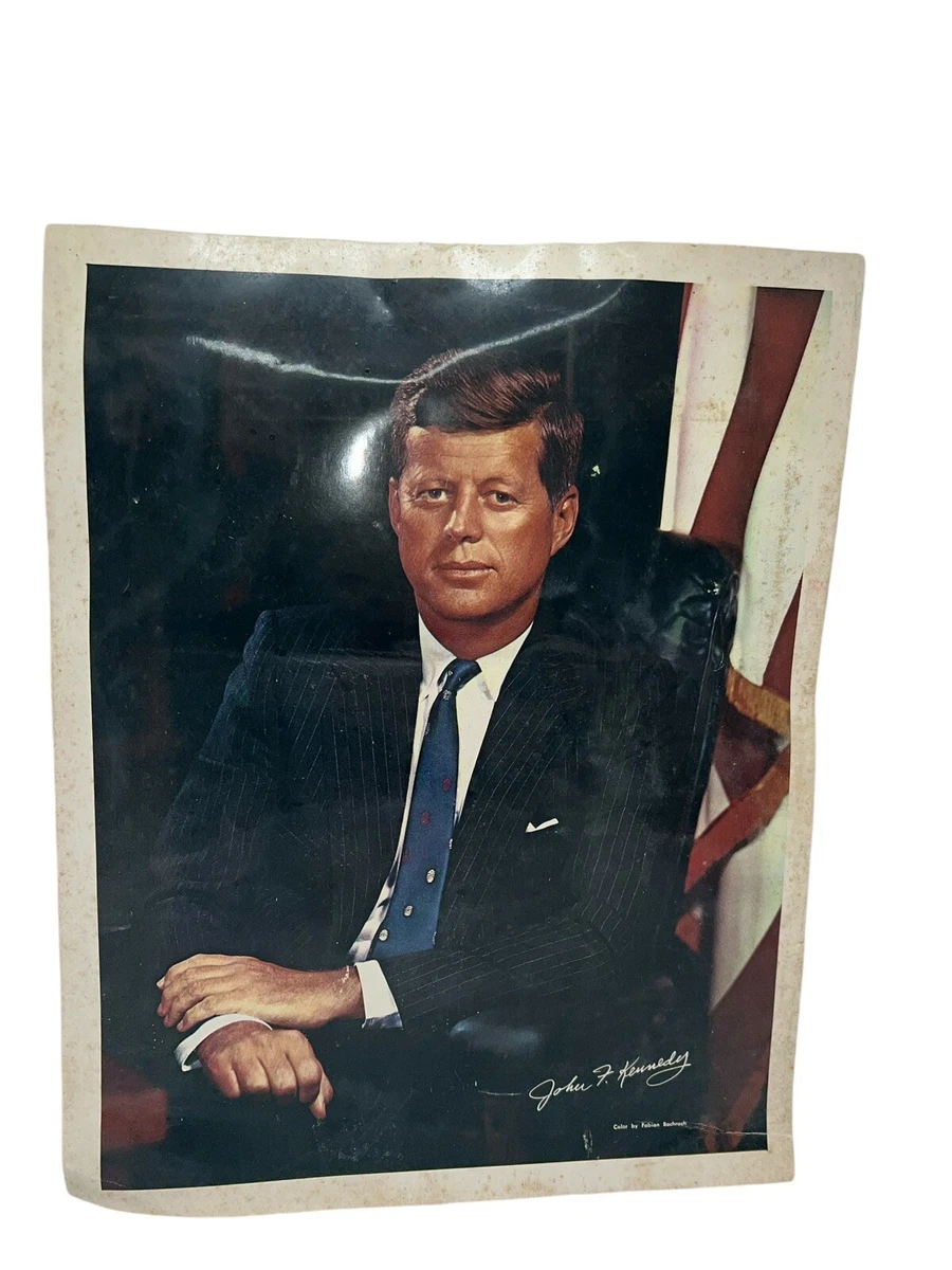 Jfk Portrait In John F. Kennedy Collectibles 1961-1963 for sale | eBay