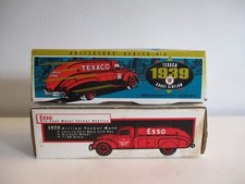 1993 Texaco Ertl Die Cast Bank 1939 Dodge Airflow Tanker Truck Replica X2 NEW 