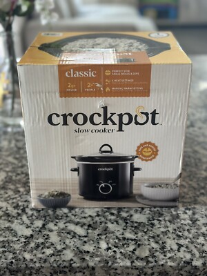 Crock-Pot SCR200-B Manual Slow Cooker, 2 Quart