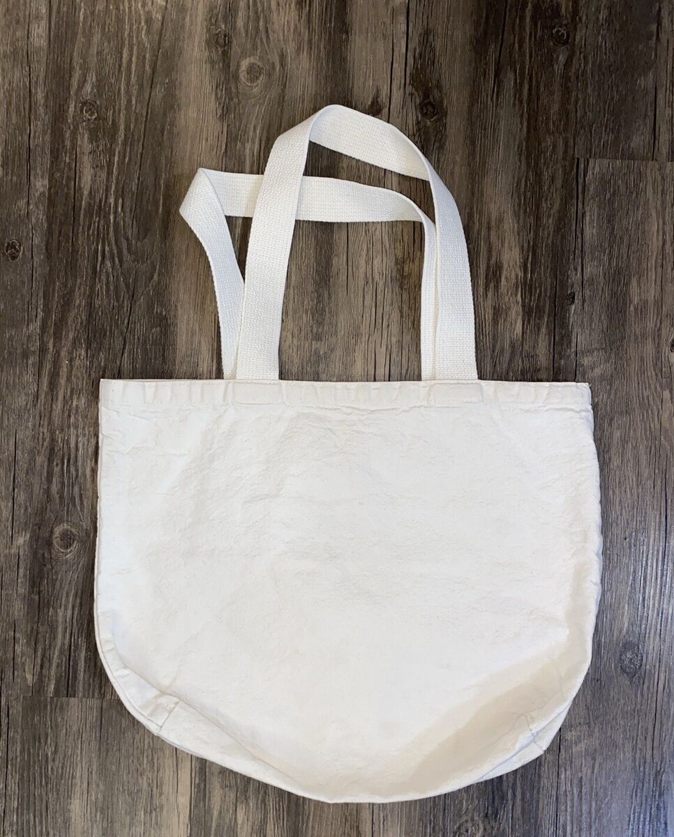 Vintage Birkenstock Canvas Tote Bag Natural USA Made Logo Vintage Birkenstock Canvas Tote Bag Natural USA Made Logo