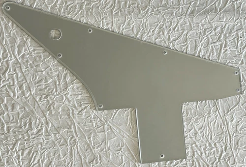New Great-For Gibson 76 Explorer Re-Issue Style Guitar Pickguard Silver Mirror