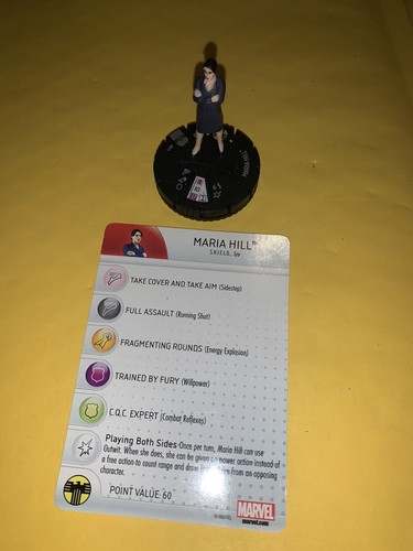 Heroclix Maria Hill #011 Captain America: The Winter Soldier Marvel Pre-owned  - Picture 1 of 2