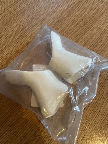 NOS-Shimano 600 Ultegra Y87G9802 ST-6400 BRAKE LEVER HOODS paramani WHITE - Zdjęcie 4 z 5