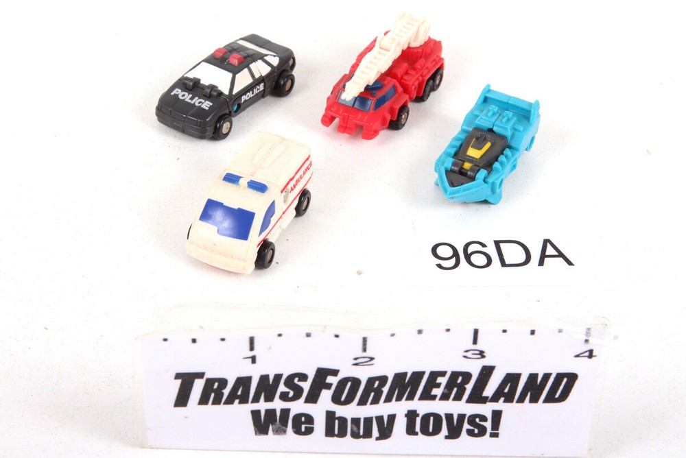 Rescue Patrol 100% Complete Micromasters 1989 Vintage Hasbro G1 Transformers