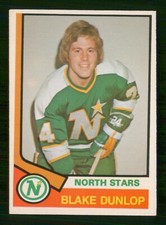 BLAKE DUNLOP RC 1974-75 O-PEE-CHEE 74-75 NO 308 VGEX+  60141