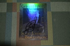 JACK GLEESON signed autograph In Person GAME OF THRONES TRADING CARD