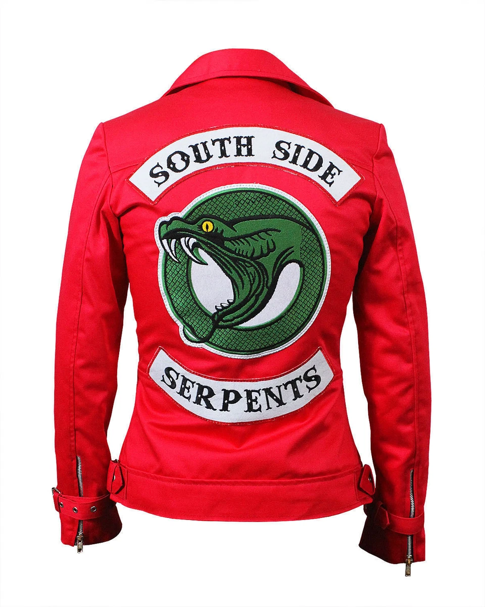 Women&#039;s Riverdale Southside Serpents Red Cotton Jacket eBay