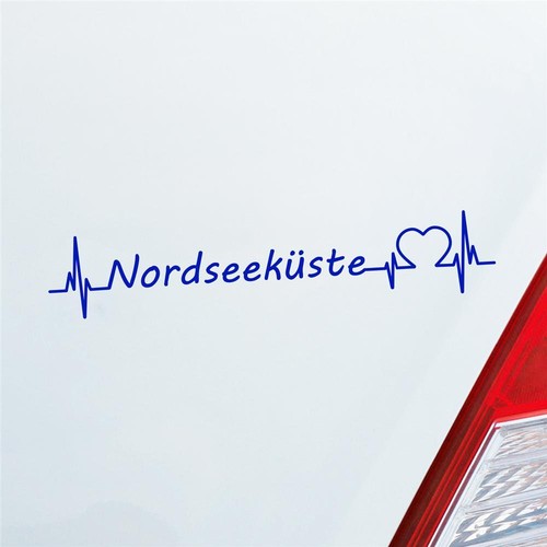 Auto Aufkleber Nordseeküste 19x5 cm Sticker Heckscheibenaufkleber - Picture 8 of 24