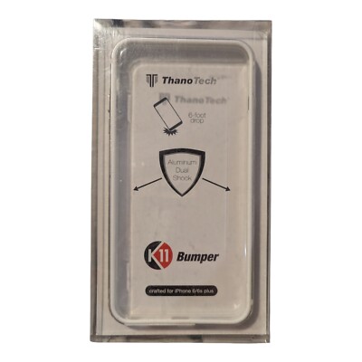 i2. ThanoTech K11 Bumper Case For Apple iPhone 6/6s Plus - Clear/Aluminum