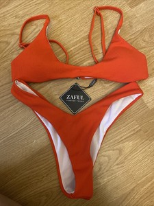 high cut cami bikini set