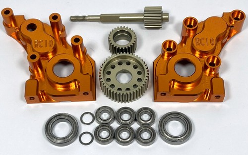 CNC Alu Steallth Case &Gears For Team Associated RC10 Worlds Car -Top Shaft 9601 - Picture 2 of 5