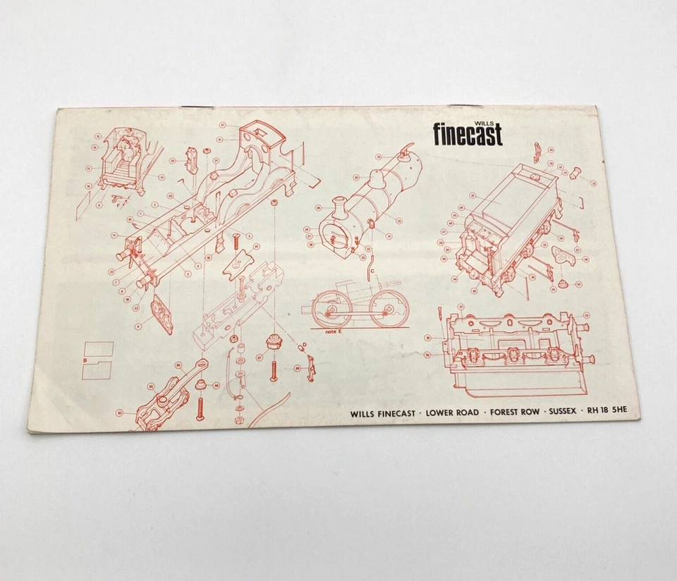 Wills Finecast Metal Locomotive OO Gauge Model Train Catalog c1974 Pricelist - Image 3 of 4