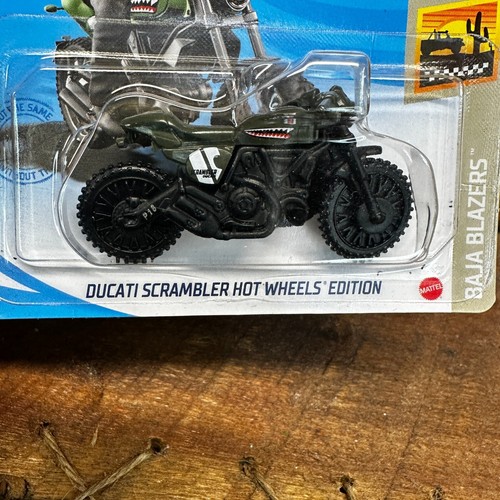 Hot Wheels Baja Blazers 2021 Ducati Scrambler Hot Wheels Edition short card - Picture 3 of 3