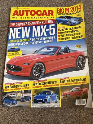 Autocar 8th Jan 2014 Porsche 911 Turbo S Road Test Issue No 6081