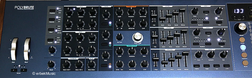 Arturia PolyBrute 61 polyphonen + Morphing Analogsynthesizer NEUWERTIG + GEWÄHR - Bild 3 von 4