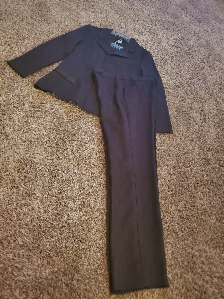 Modern Essentials juniors sz gray suit pants jacket M set