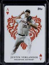 2023 Topps Series 1 #AA-6 Justin Verlander All Aces Insert Astros NM-MINT++