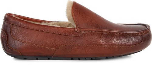 Slipper 1013521 Cognac Ugg De Tout Ascot Grain Hommes 100original Neuf Cuir Scotch 0nOPkw