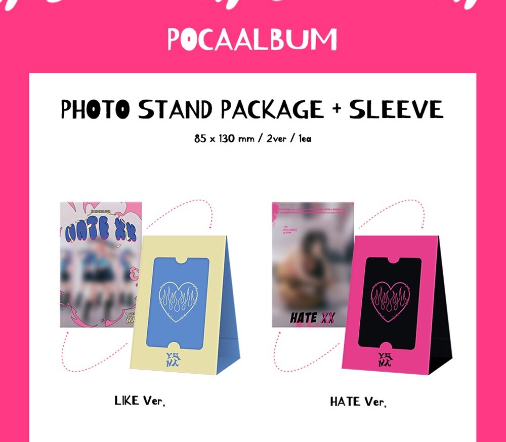 CHOI YENA 2nd Single Album [HATE XX] POCA Ver. QR Card+2ea