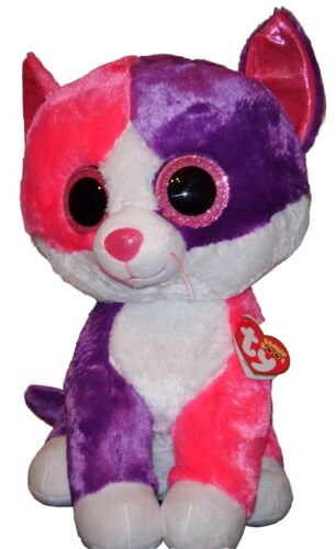 Ty Beanie Boos - PELLIE the LARGE 16" Cat - Claire's Exclusive -MINT w/ MINT TAG - Picture 1 of 4