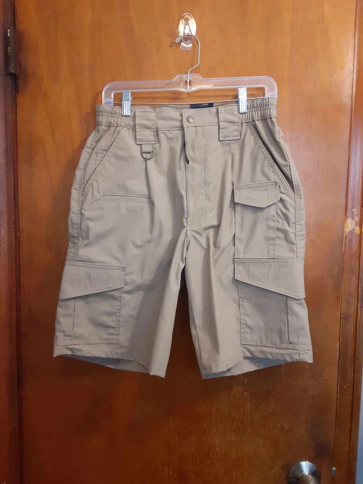 Propper Men's Tactical Cargo Shorts Teflon Khaki Size 32 NWT Outdoor Hiking