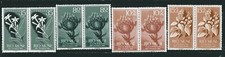 RIO MUNI 1960, FLOWERS, PLANTS, FOR CHILDREN, Sc 10-11,B1-B2 x 2, MNH