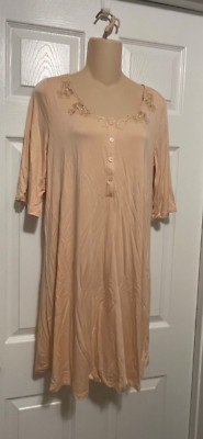 La Perla Primula Collection M Short Nightgown Modal Jersey Peach Pink