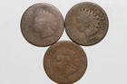 Grades About Good 1874, 1875, 1879 Indian Head Small Cent Coin (NUM4254)
