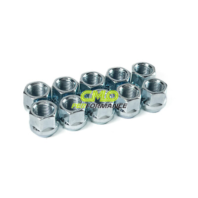 Chrome Plated Open-End Bulge Acorn Wheel/Lug Nuts, M14x1.5, 19mm Hex, Quantity 6 - Foto 8
