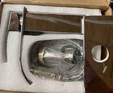 Waterfall Spout Low Arc Bathroom Faucet Kit Polished Chrome 1-Handle 1.2GPM
