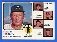 1973 Topps #116 Ralph Houk Manager EX Excellent New York Yankees 