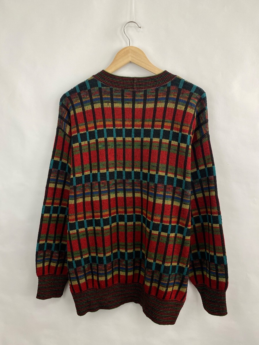 トップス vintage made in ITALY MISSONI sweater eb 1990's Vintage Uomo Missoni V-Neck Alpaca Sweater | eBay