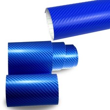 8,55€/m² Premium 4D Carbon Autofolie GLANZ Luftkanal Folie BLASENFREI Car Wrap