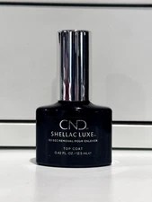CND SHELLAC LUXE Gel Polish Top Coat 0.42 fl oz New Formula 2024