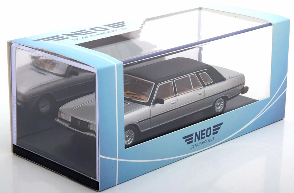 PEUGEOT 604 LIMOUSINE HEULIEZ 1978 GRIGIO NEO 47080 1/43 RESINA GRIGIO NERO - Immagine 3 di 3