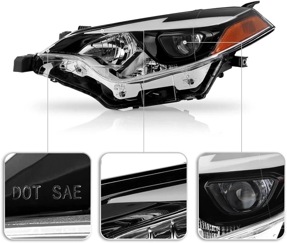 Tubo LED DRL para Toyota Corolla 2014 2015 2016 con faros proyectores LED Foto 3 de 4