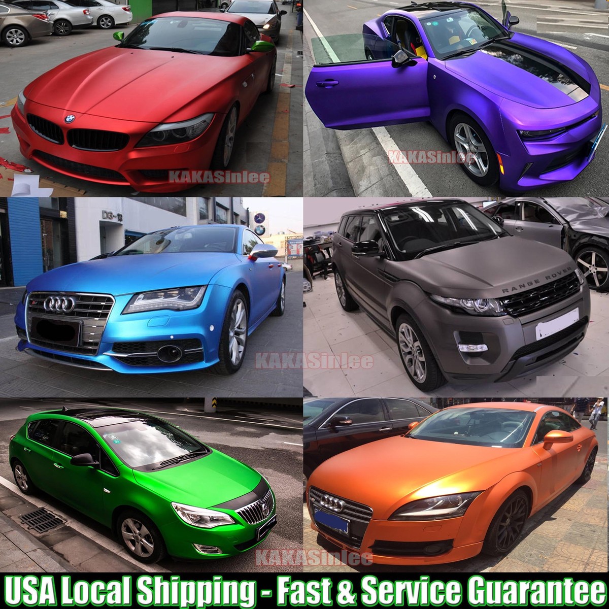 Full Car Wrap - Satin Matte Metal Metallic Chrome Vinyl Sticker