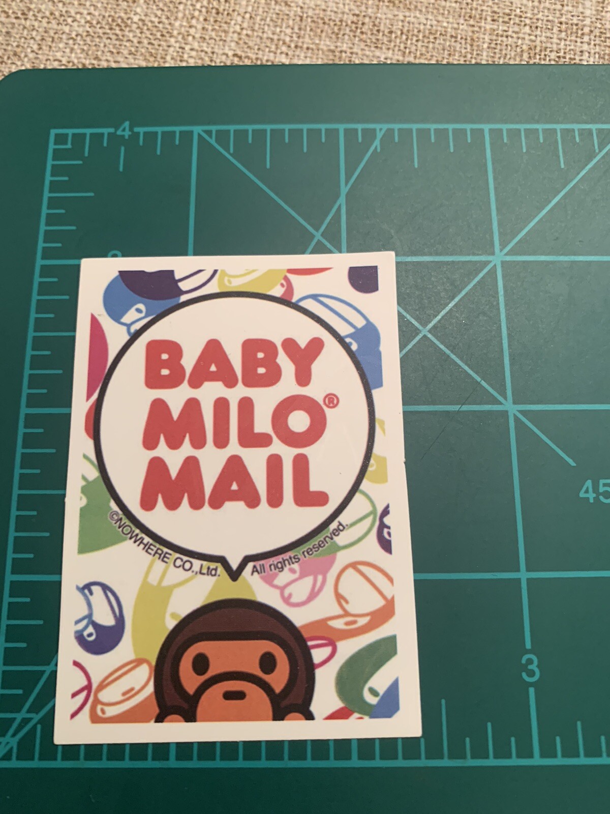Baby Milo Bathing Ape Bape Skateboard Luggage Sticker Laptop, Water Bottle DDD