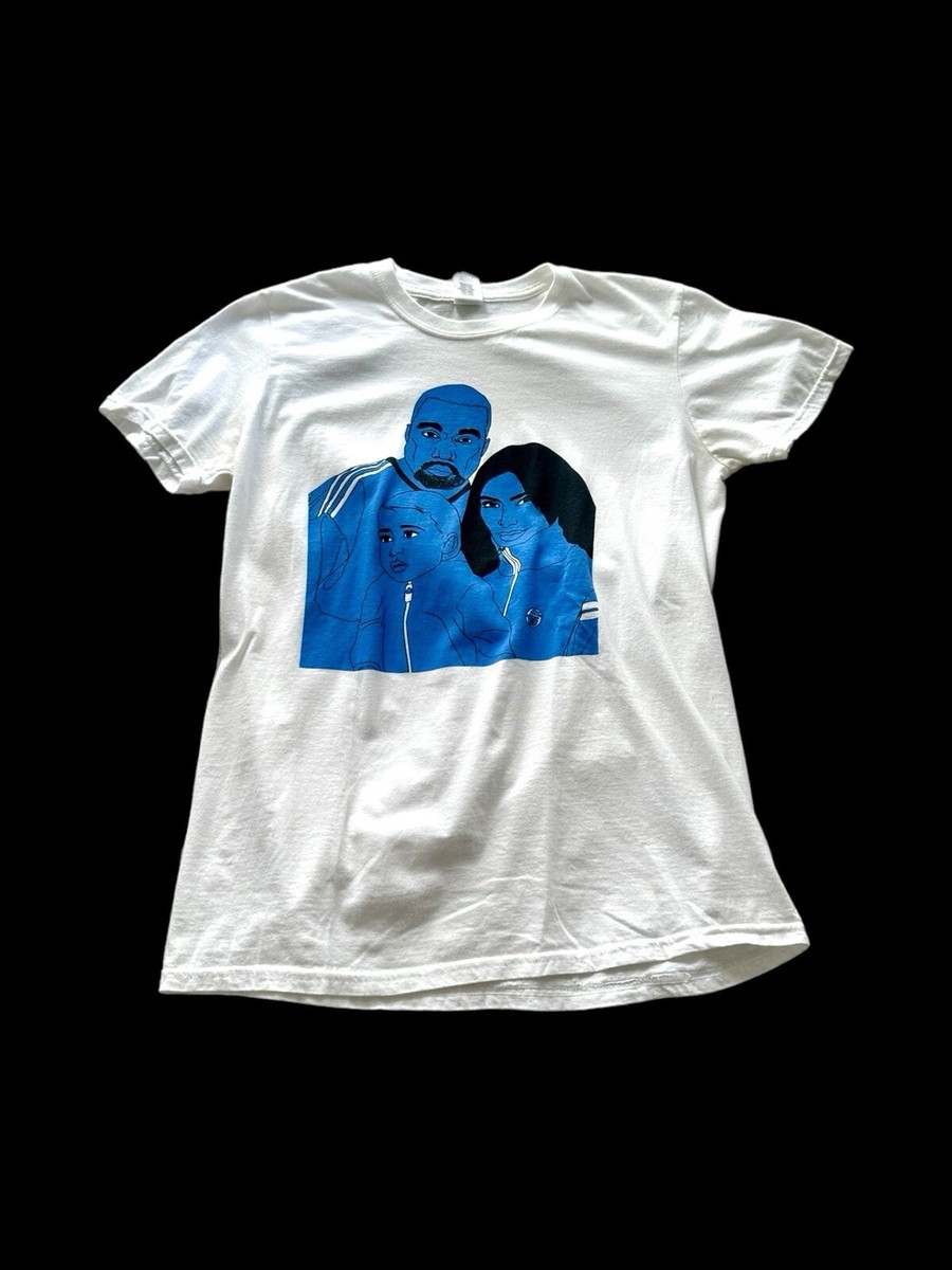 Kanye West And Kim Kardashian Family Tshirt Medium Gildan North West Ye  Yeezy
