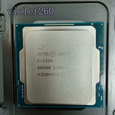 Intel Xeon E-2334 4-core 3.40GHz 4.80GHz TDP-65W LGA-1200 CPU processor