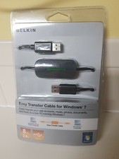 Belkin Easy Transfer Cable For Windows 7 Sealed 8 ft 2.4 m USB 2.0 SEALED NEW