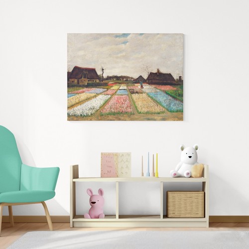 Flower Beds in Holland by Vincent Van Gogh. Vincent Van Gogh's Flower Poster - Picture 3 of 11