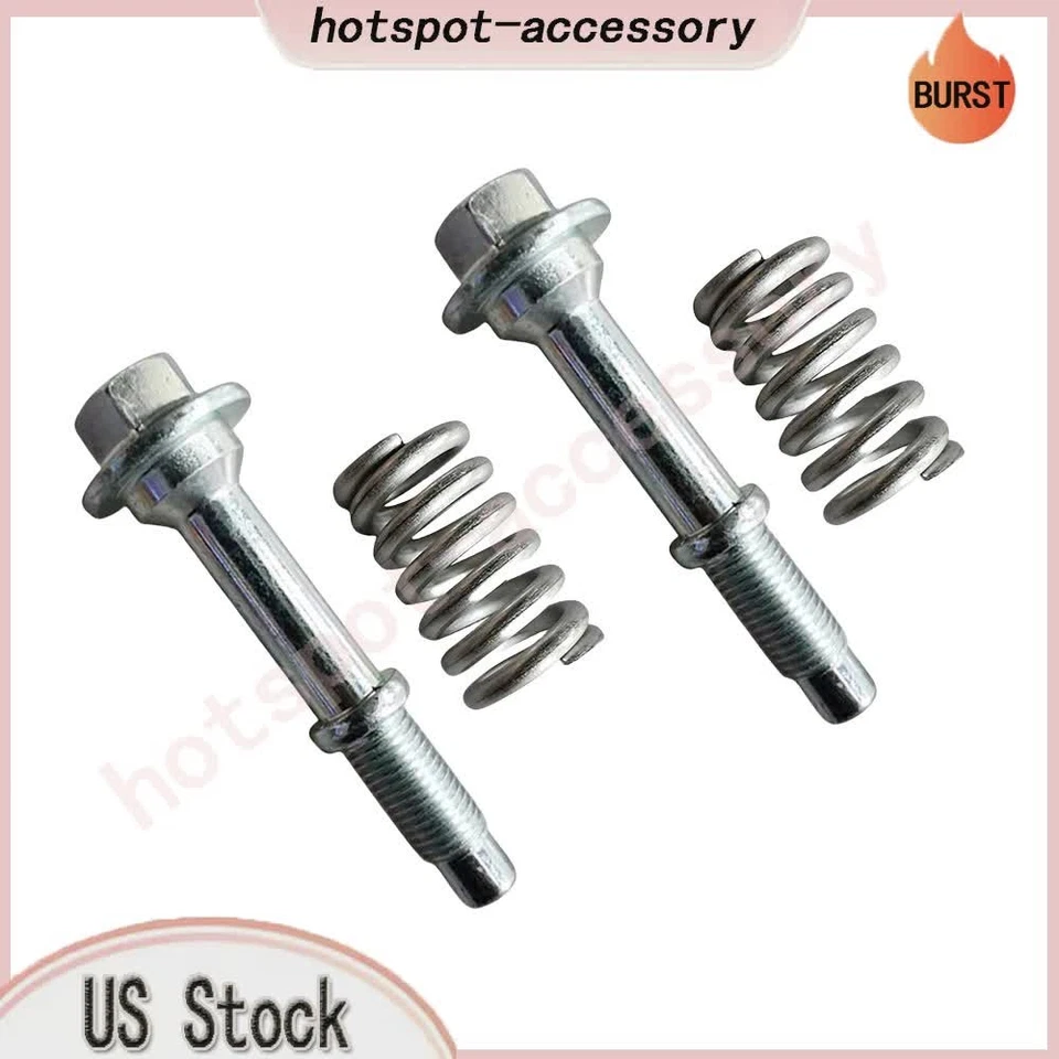 Fit Mitsubishi Lancer Evo X Exhaust Bolts & Springs Downpipe Midpipe Kit 08-15. - Изображение 3 из 4