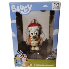 Kurt S Adler Bluey Christmas Ornament Santa Hat Bingo Holiday Decoration