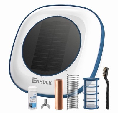 PI30 Pool Ionizer, Upgraded Solar Ionizer for Pool with 30Mm Durable Copper Anod