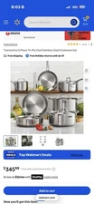 Tramontina 12-Piece Tri-Ply Clad Stainless Steel Cookware Set