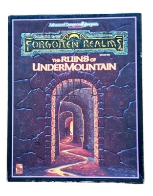 AD&D 2nd Edition: The Ruins of Undermountain Box-Set (1991/TSR/1060) Complete - - Bild 1 von 4