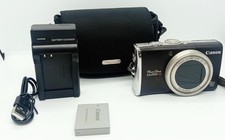 Canon PowerShot SX200 IS 12.1MP Digital Camera 12x Zoom Case Charger From Japan